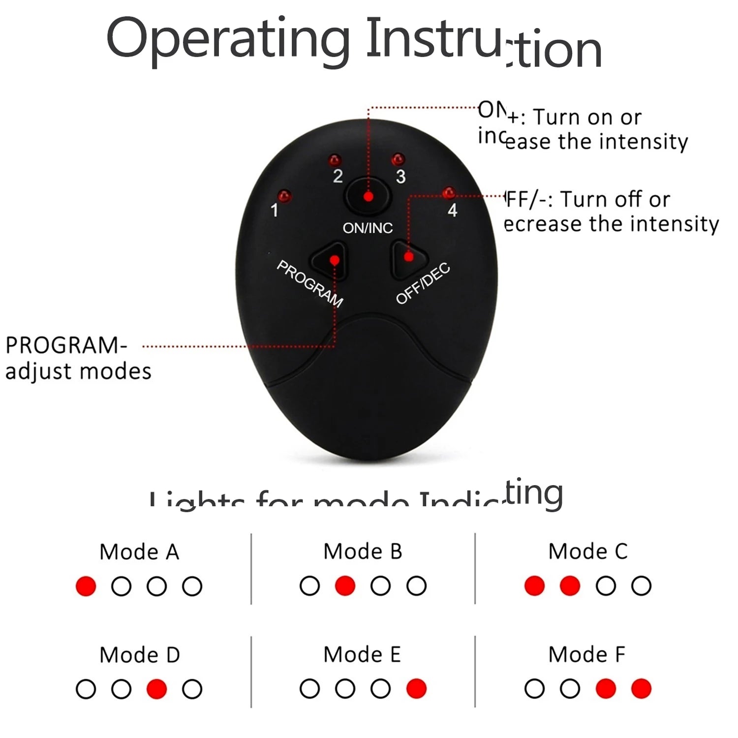 EMS Abdominal Muscle Trainer Belt with Remote Control