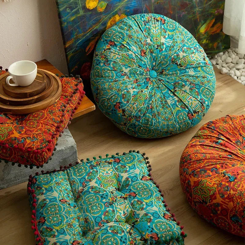 Bohemian Ethnic Floor Cushion