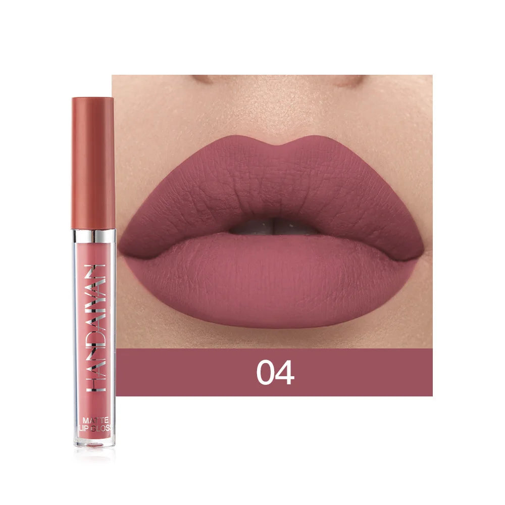 HANDAIYAN 6PCS Matte Lipstick Set – Long Lasting Waterproof