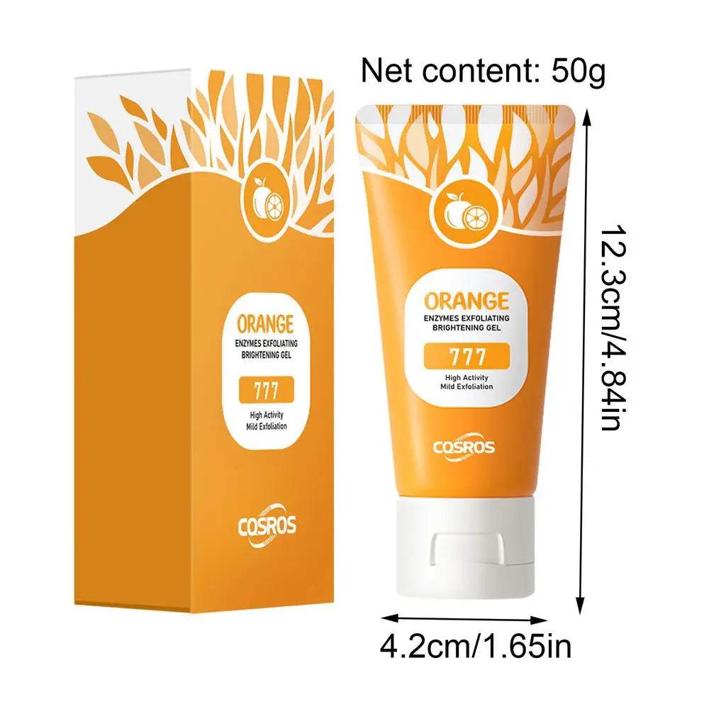 50g Orange Exfoliating Gel – Facial & Body Scrub