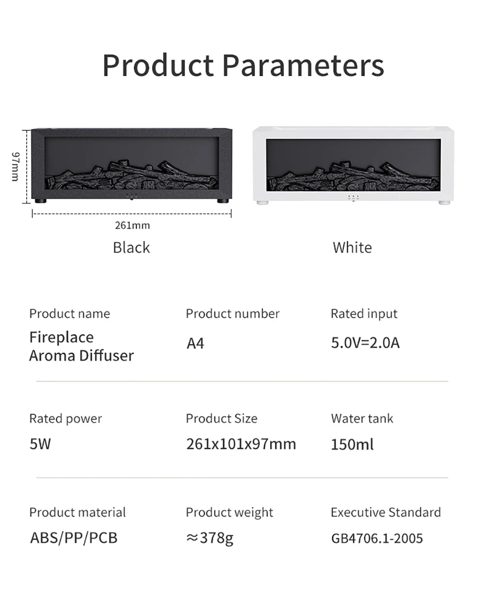Air Aroma Humidifier & Essential Oil Diffuser