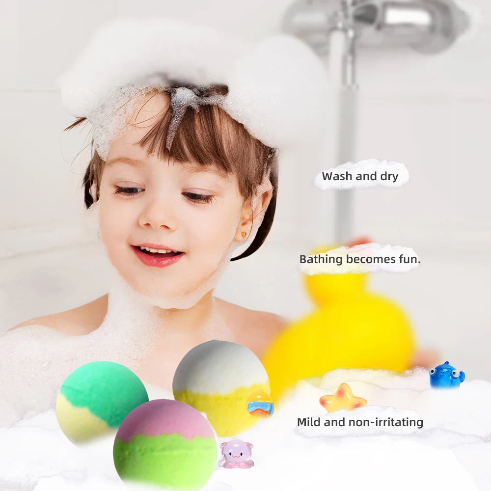 Kids Bath Bombs with Surprise Inside – 24 Pack Gift Set