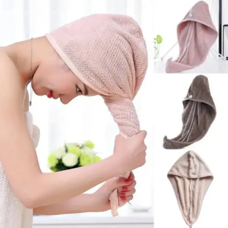 Microfiber Quick Dry Hair Cap