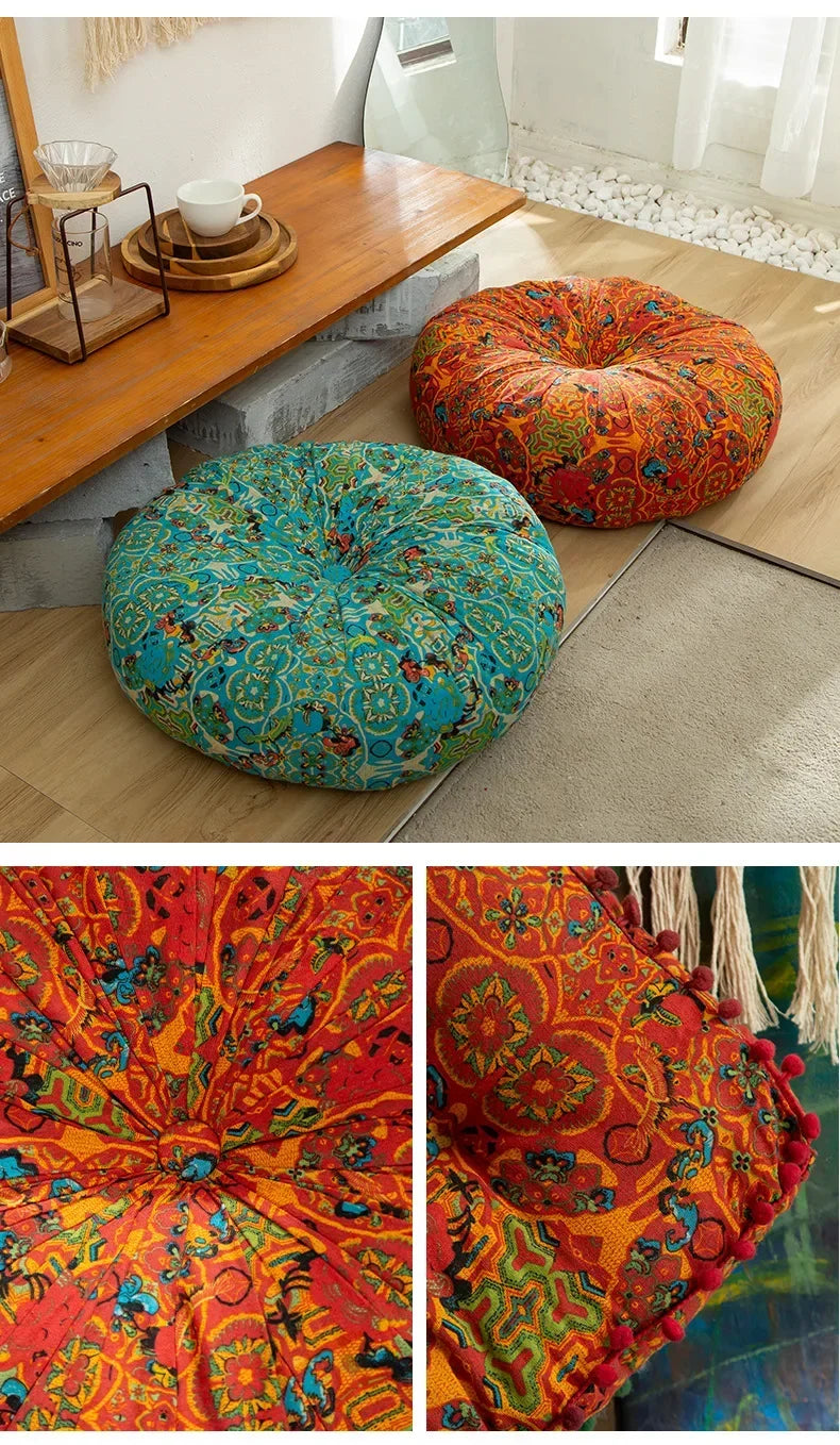 Bohemian Ethnic Floor Cushion