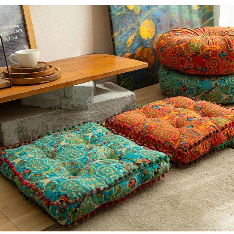 Bohemian Ethnic Floor Cushion