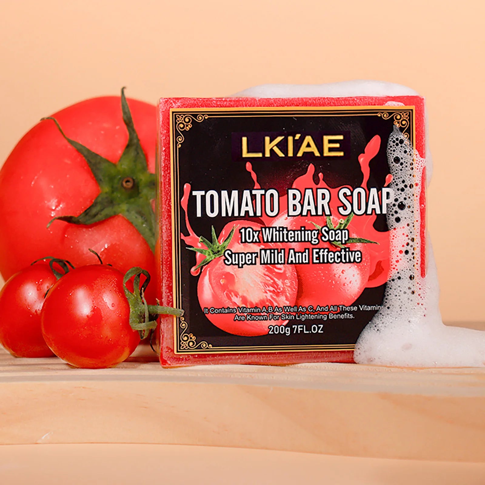 LKIAE Tomato Handmade Natural Soap Bar – Face & Body