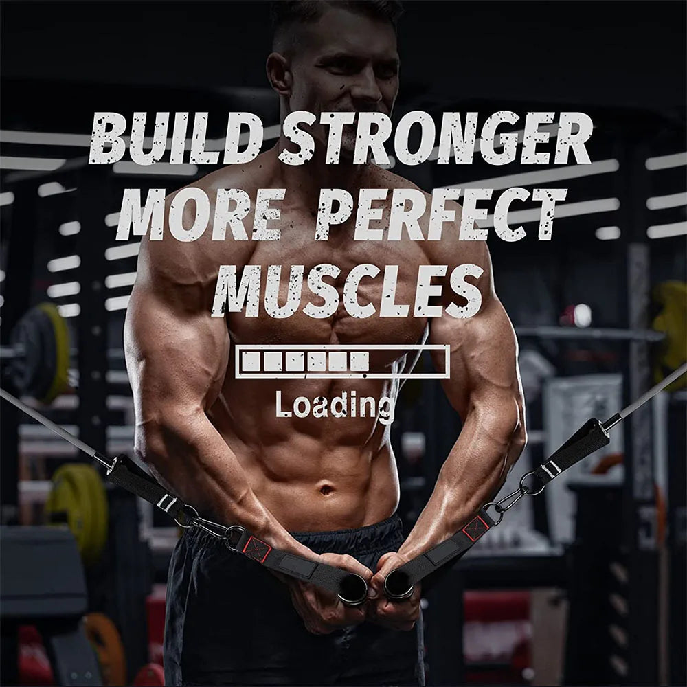 Triceps Rope Pull Down Cable Attachment – Gym Accessory