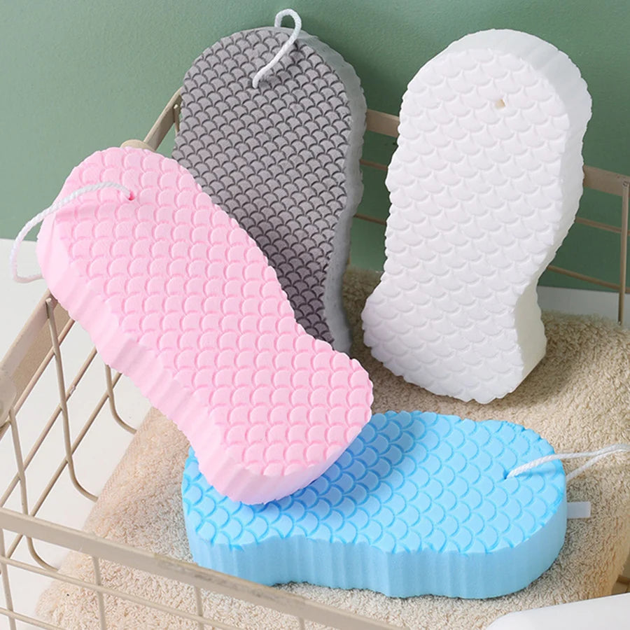 3D Sponge Bath Towel – Kids Bath Scrubber
