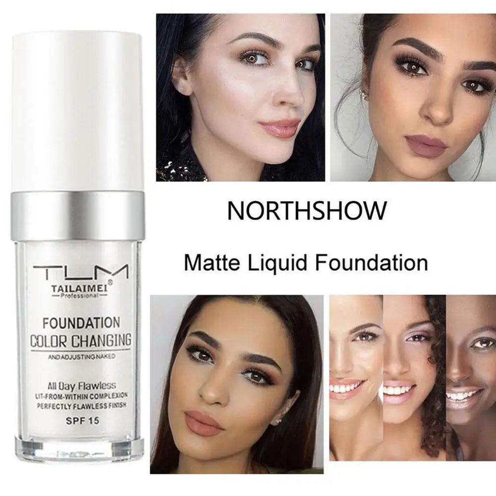 Color Changing Liquid Foundation – BB Cream with SPF15