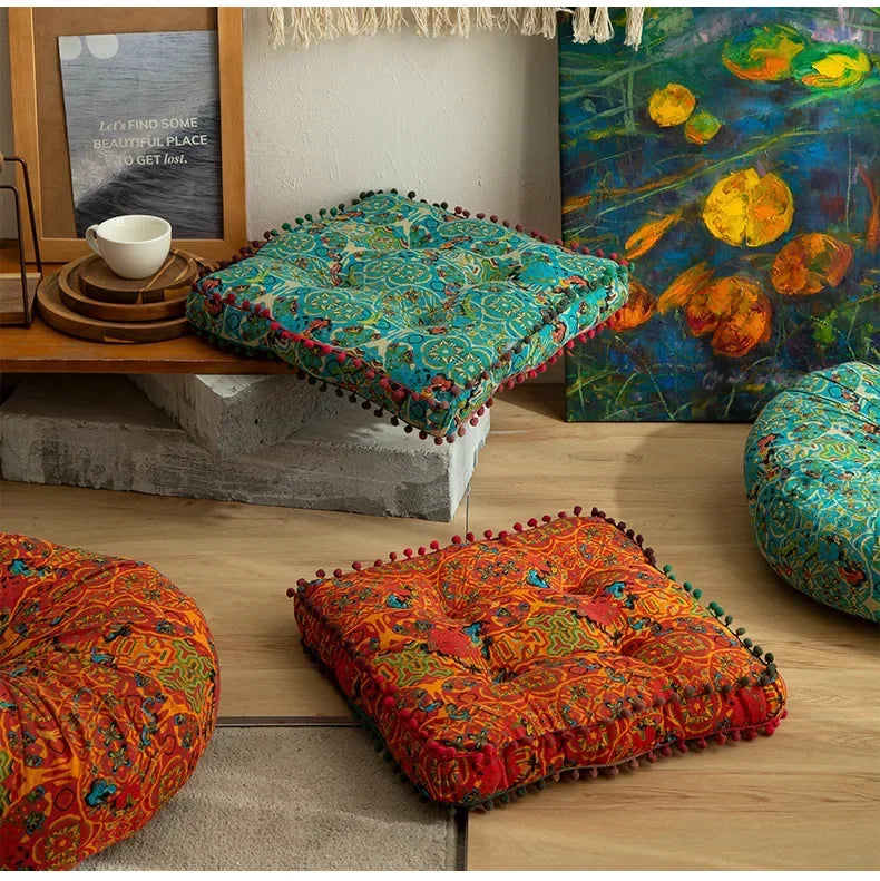 Bohemian Ethnic Floor Cushion