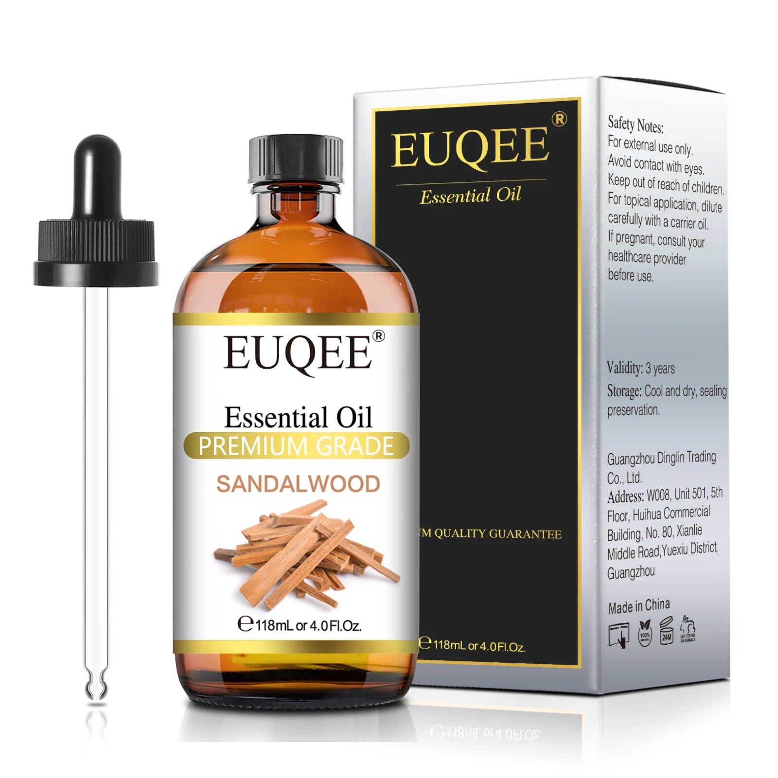EUQEE 4oz Essential Oils for Aromatherapy