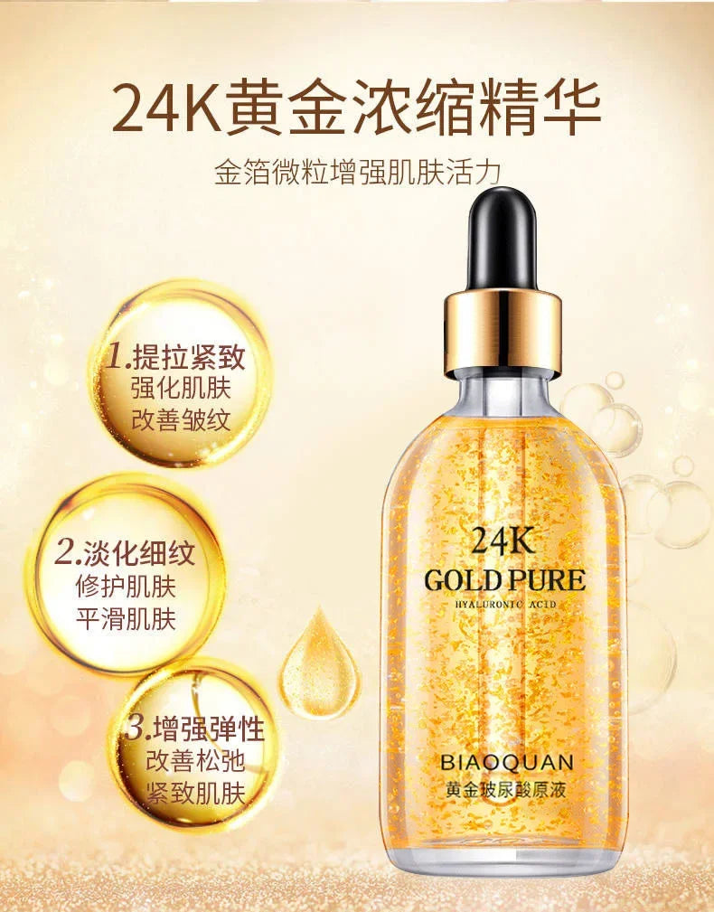 100ml 24K Gold Hyaluronic Acid Face Serum