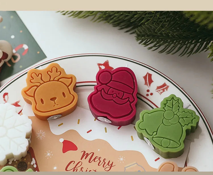 4pcs Christmas Scented Candle Set