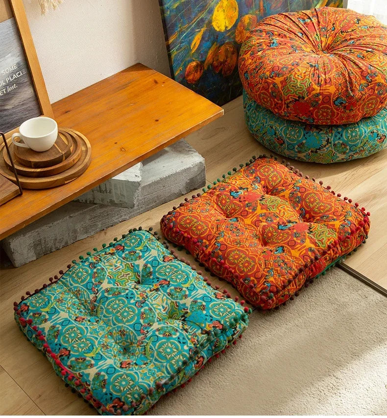 Bohemian Ethnic Floor Cushion