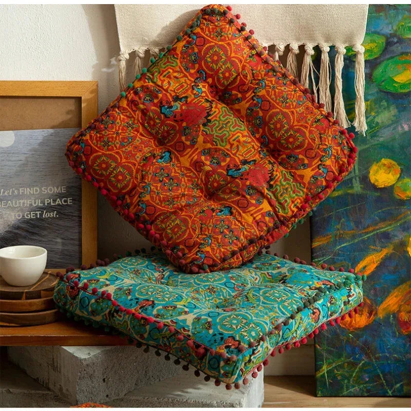 Bohemian Ethnic Floor Cushion