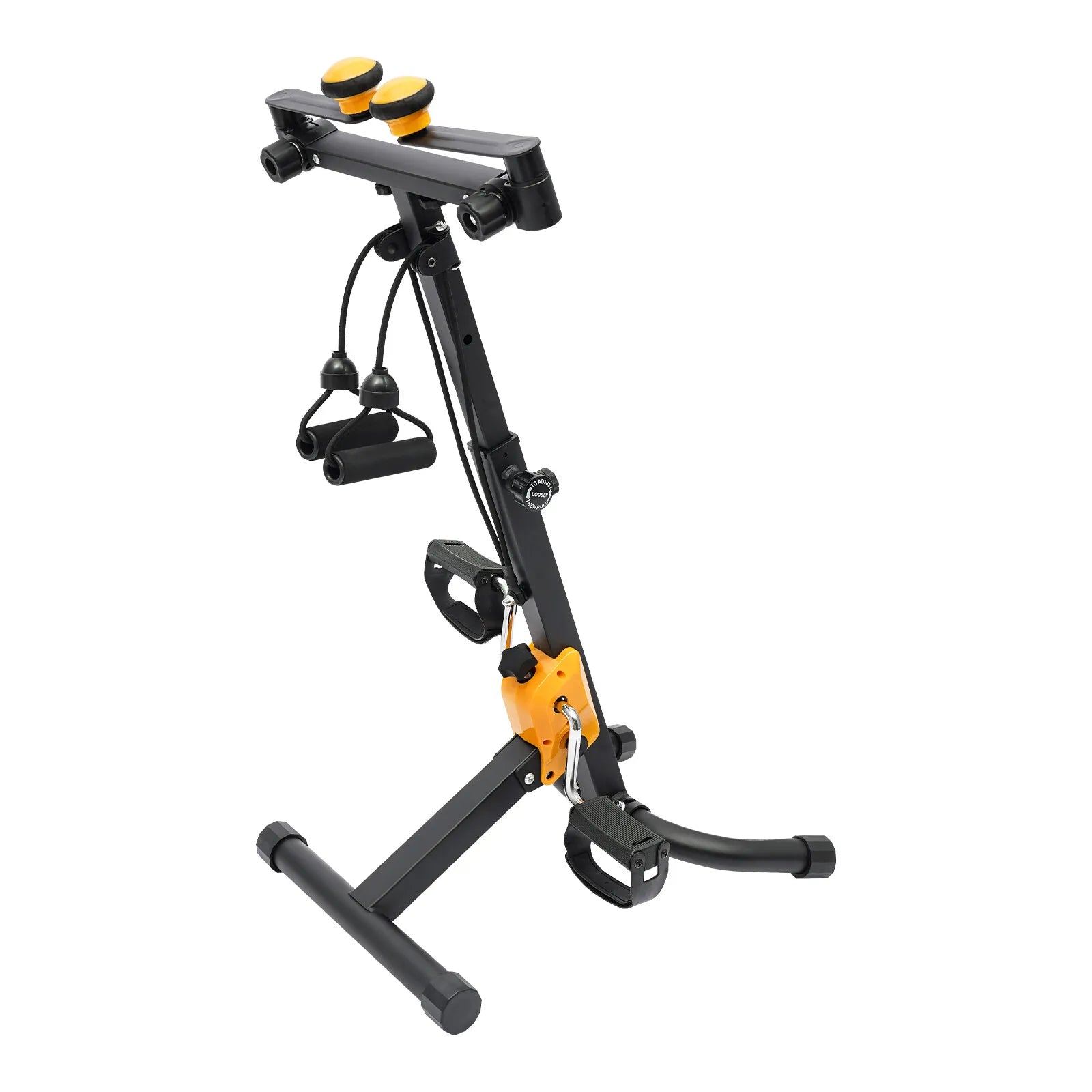 Foldable Pedal Exerciser Bike for Seniors – Adjustable Rehab Equipment