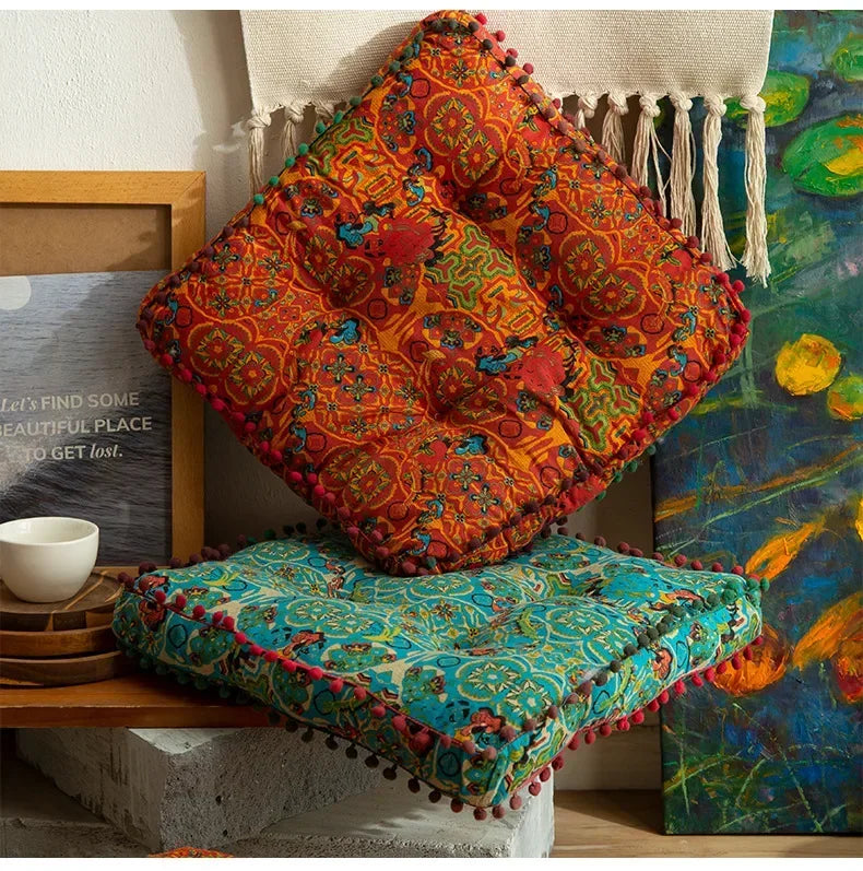 Bohemian Ethnic Floor Cushion
