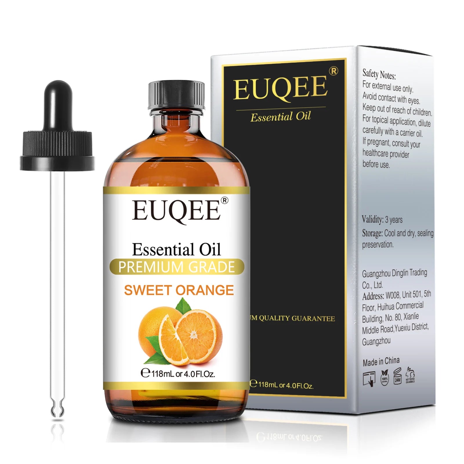 EUQEE 4oz Essential Oils for Aromatherapy