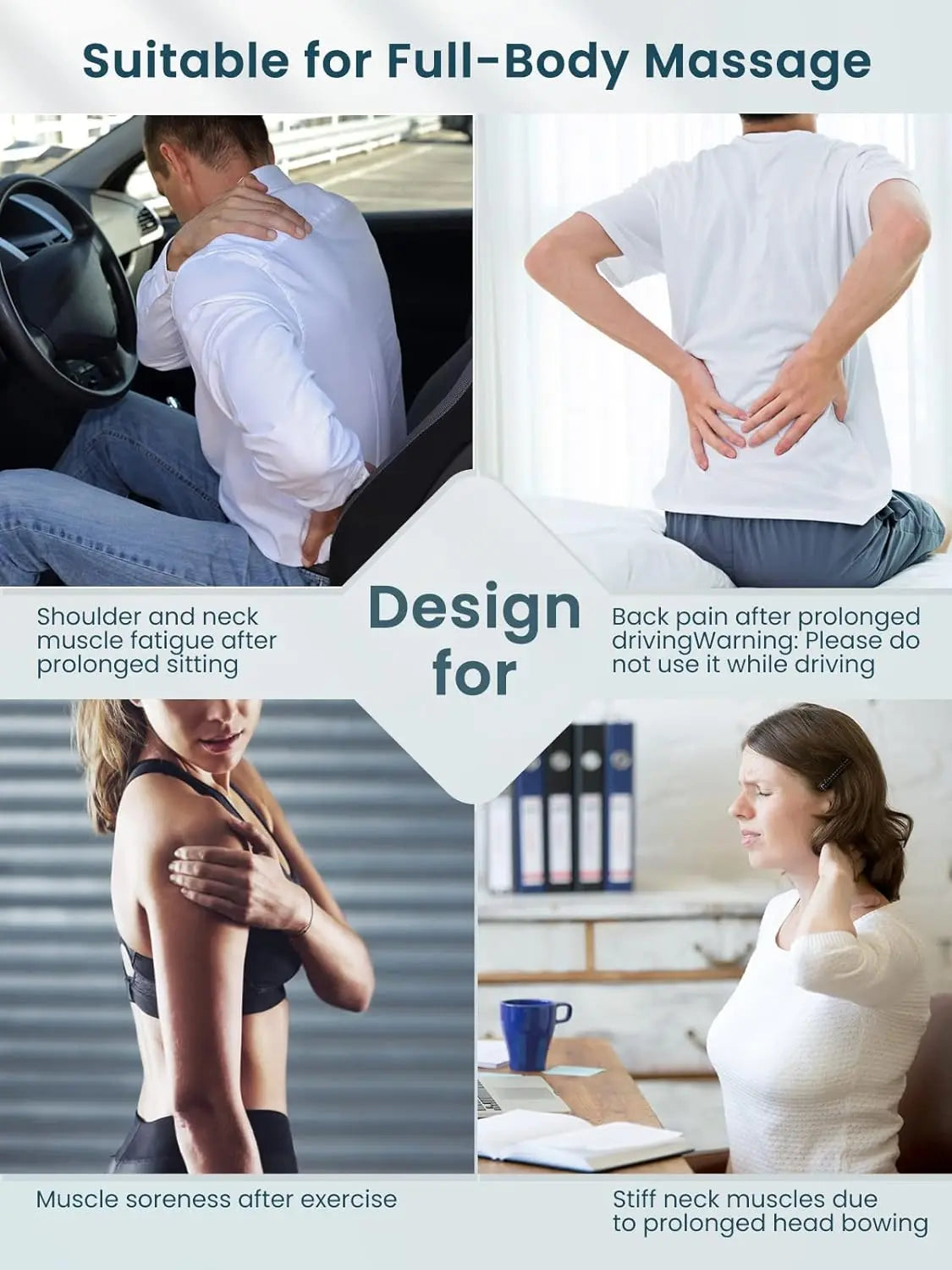 Heated Shiatsu Neck & Shoulder Massager