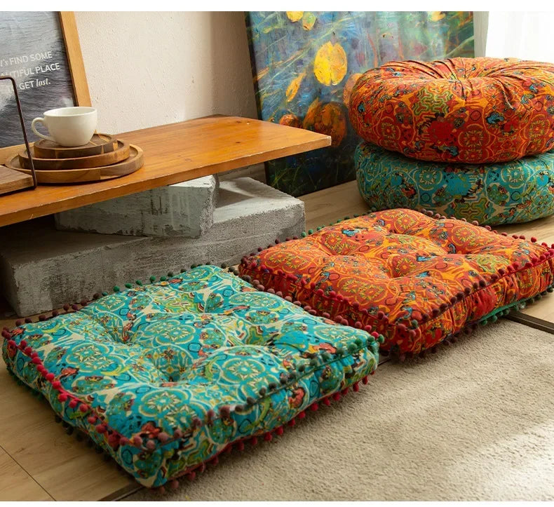 Bohemian Ethnic Floor Cushion