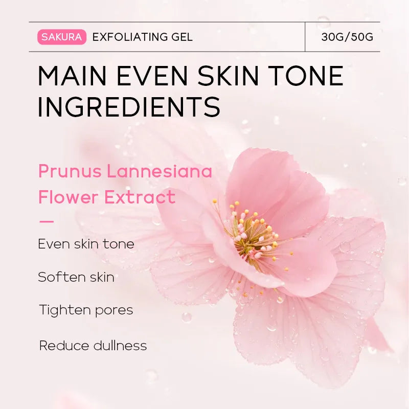 Sakura Exfoliating Peeling Gel